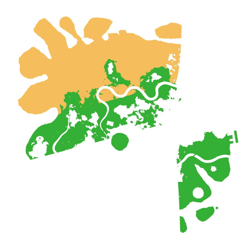 Biome Rust Map: Procedural Map, Size: 3900, Seed: 65487