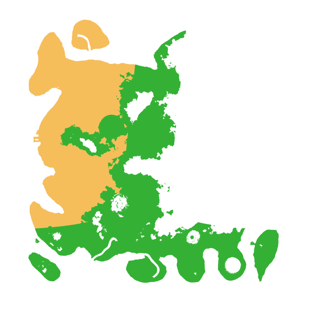 Biome Rust Map: Procedural Map, Size: 3500, Seed: 82248