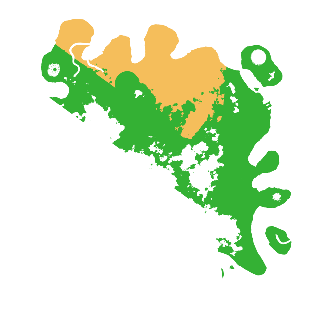 Biome Rust Map: Procedural Map, Size: 3600, Seed: 609385