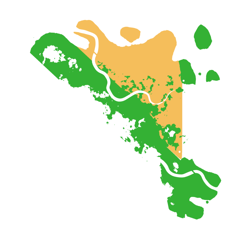Biome Rust Map: Procedural Map, Size: 3500, Seed: 153667945