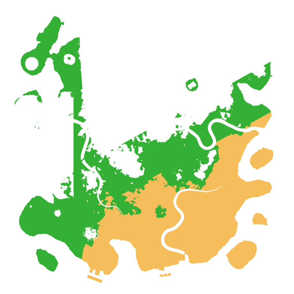 Biome Rust Map: Procedural Map, Size: 3900, Seed: 1127648390