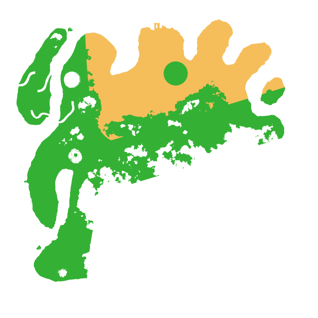 Biome Rust Map: Procedural Map, Size: 3500, Seed: 747489332