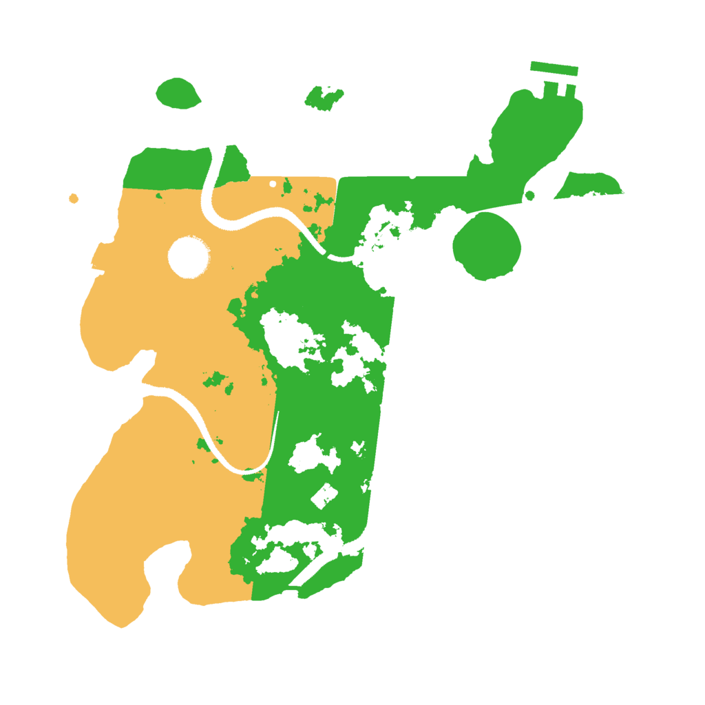 Biome Rust Map: Procedural Map, Size: 3000, Seed: 26397131