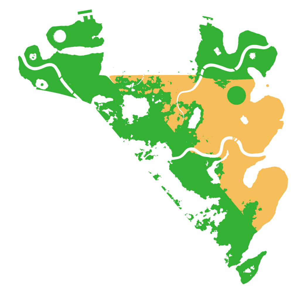 Biome Rust Map: Procedural Map, Size: 4250, Seed: 685940