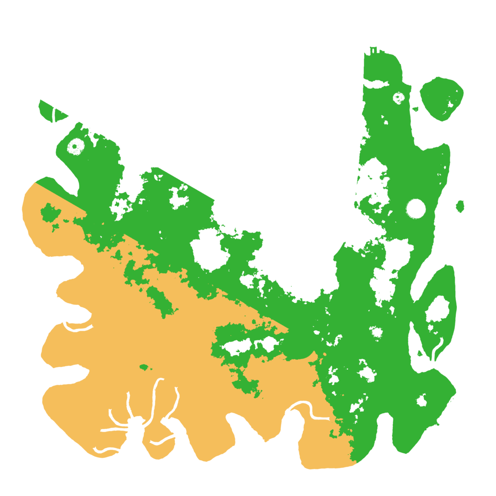 Biome Rust Map: Procedural Map, Size: 4500, Seed: 218141462