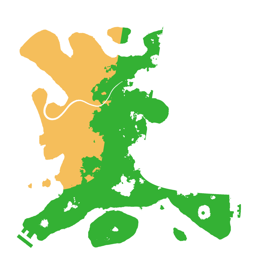 Biome Rust Map: Procedural Map, Size: 3000, Seed: 71637
