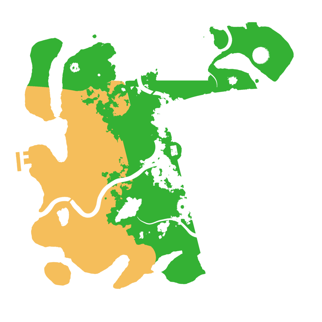 Biome Rust Map: Procedural Map, Size: 3400, Seed: 66133757