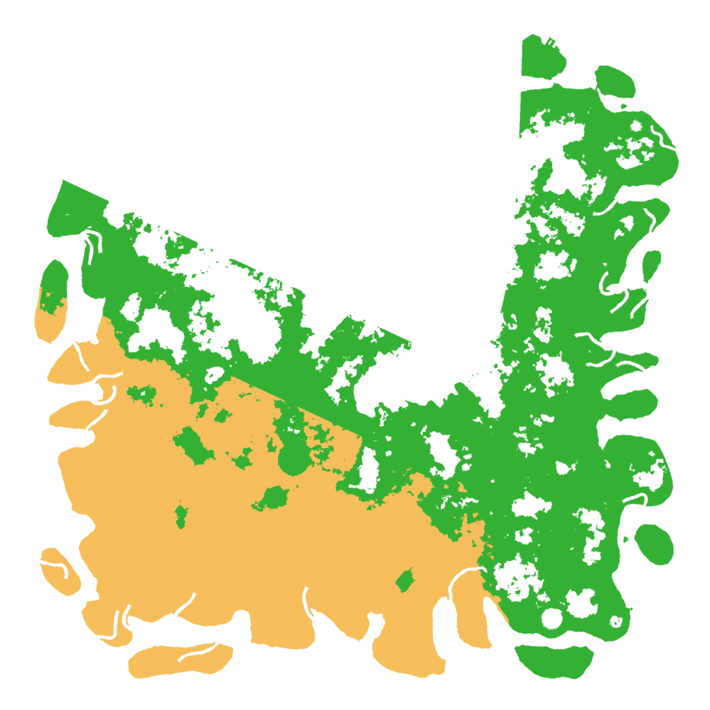 Biome Rust Map: Procedural Map, Size: 6000, Seed: 1515152704