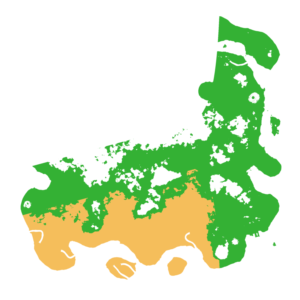 Biome Rust Map: Procedural Map, Size: 4250, Seed: 470442