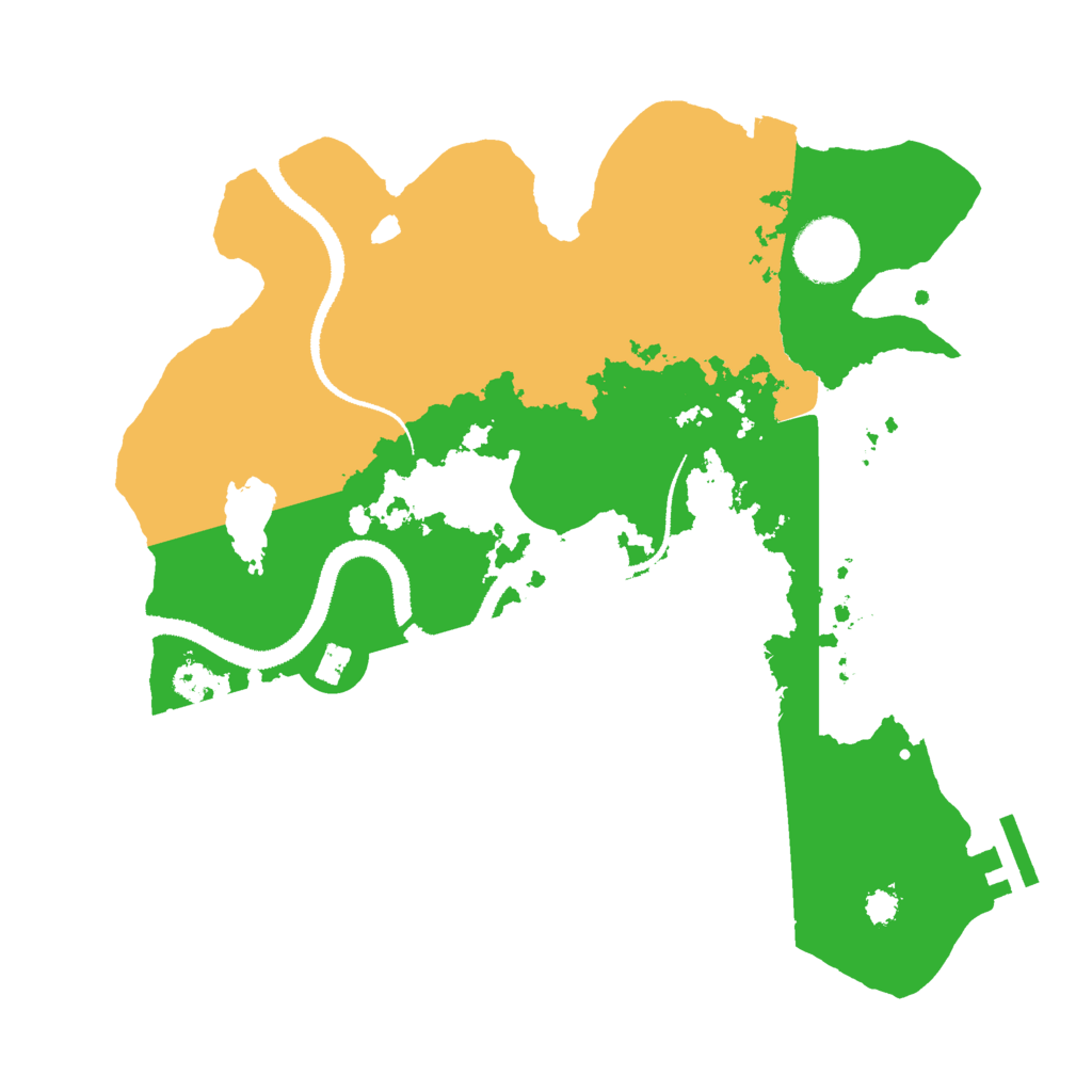 Biome Rust Map: Procedural Map, Size: 3000, Seed: 580776969