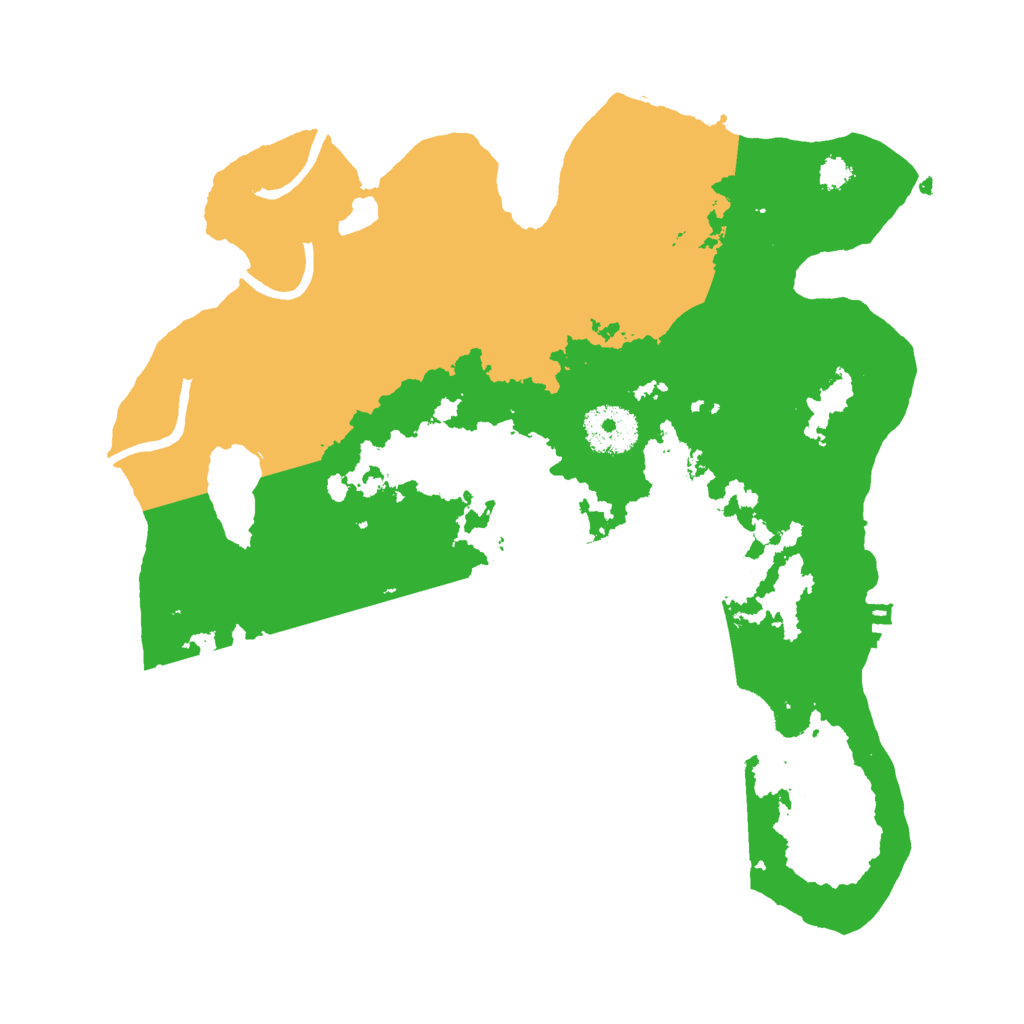 Biome Rust Map: Procedural Map, Size: 3000, Seed: 580776969