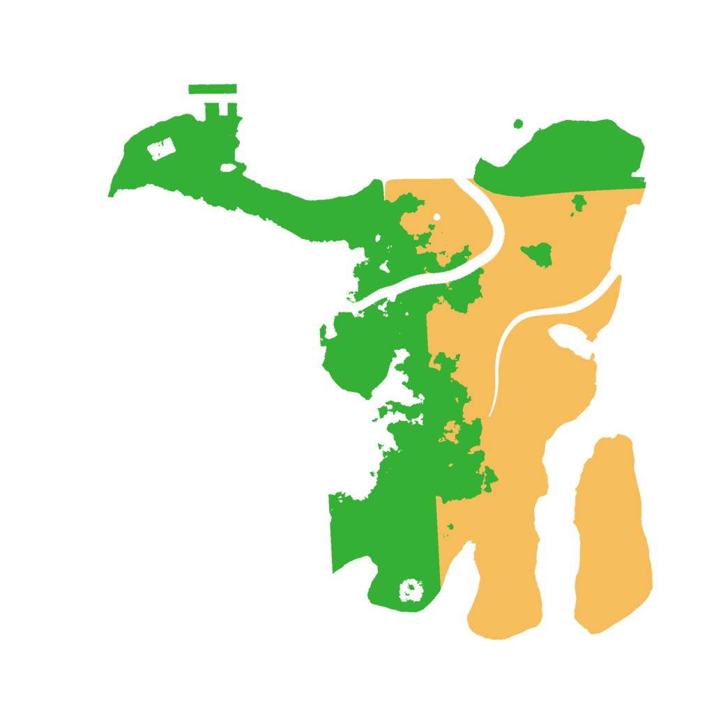 Biome Rust Map: Procedural Map, Size: 3000, Seed: 1034792793