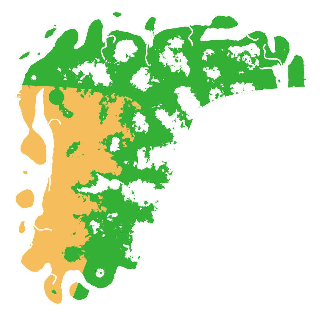 Biome Rust Map: Procedural Map, Size: 5500, Seed: 18121975