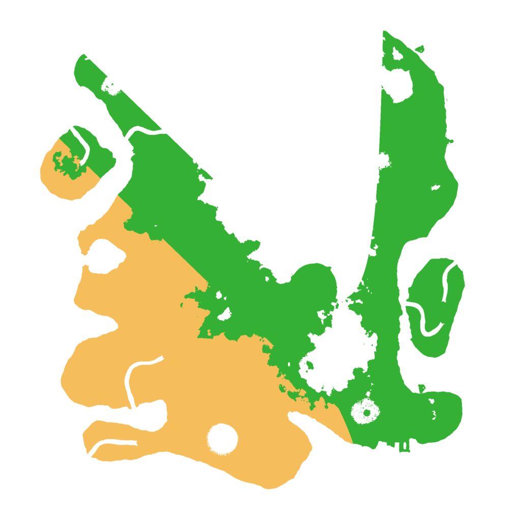 Biome Rust Map: Procedural Map, Size: 3000, Seed: 26352