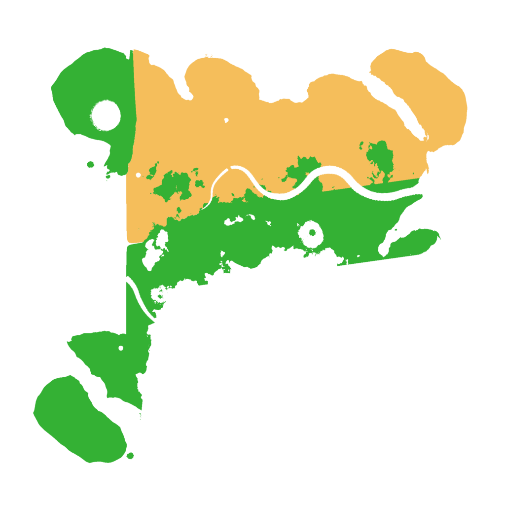 Biome Rust Map: Procedural Map, Size: 3000, Seed: 54635