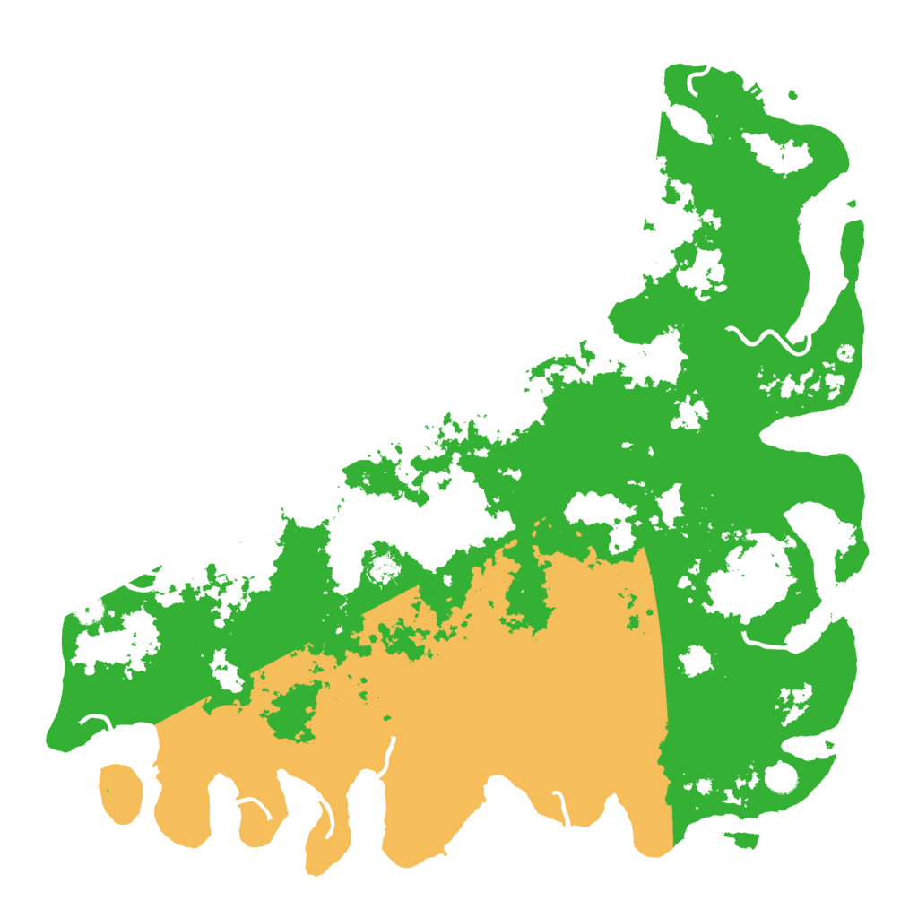 Biome Rust Map: Procedural Map, Size: 5250, Seed: 1667886027