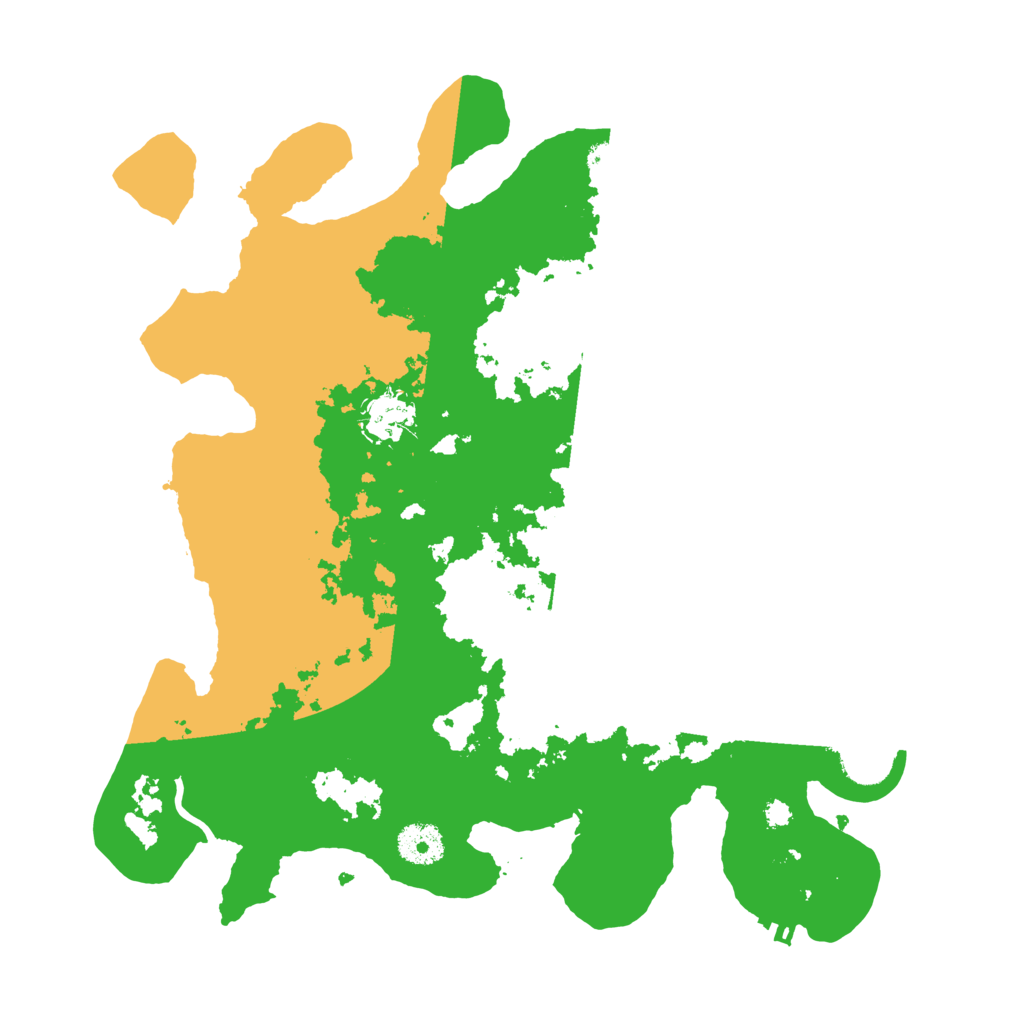 Biome Rust Map: Procedural Map, Size: 3500, Seed: 63615