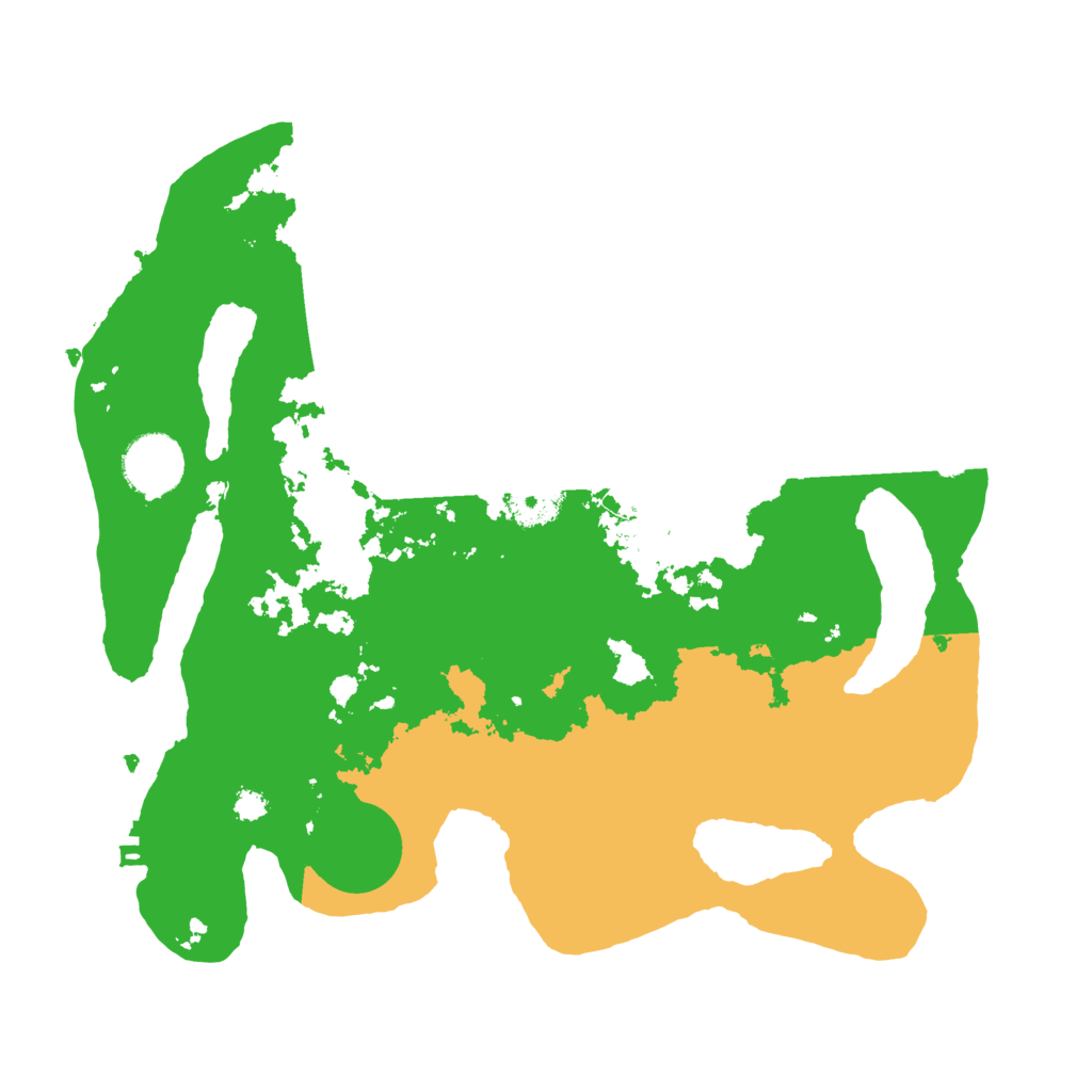 Biome Rust Map: Procedural Map, Size: 3150, Seed: 420669