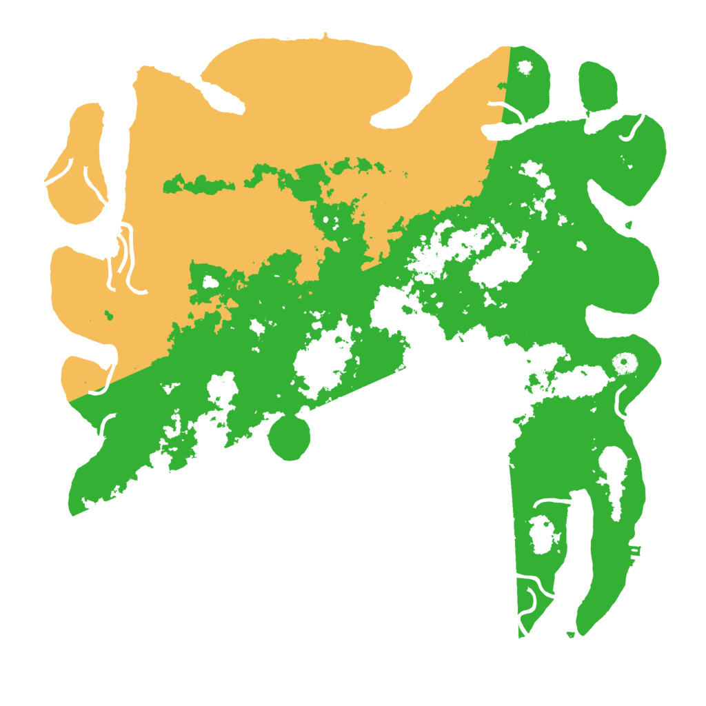 Biome Rust Map: Procedural Map, Size: 4500, Seed: 102525494