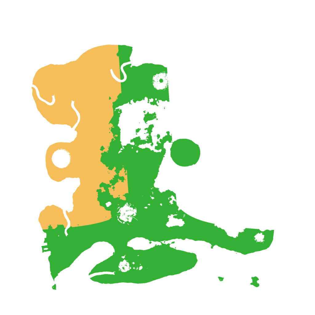 Biome Rust Map: Procedural Map, Size: 3000, Seed: 16851729