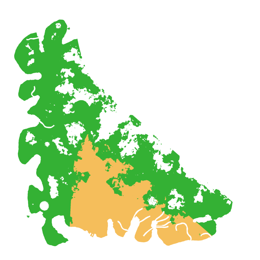 Biome Rust Map: Procedural Map, Size: 5000, Seed: 24