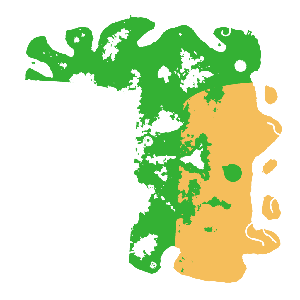 Biome Rust Map: Procedural Map, Size: 4500, Seed: 1673969605