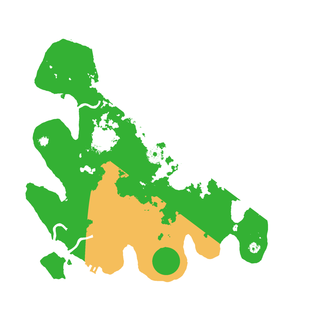 Biome Rust Map: Procedural Map, Size: 3000, Seed: 998236524