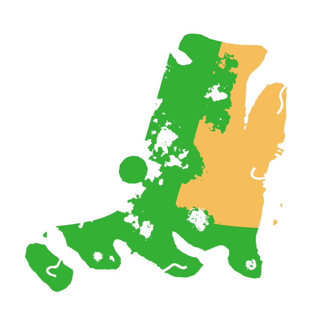 Biome Rust Map: Procedural Map, Size: 3000, Seed: 56554