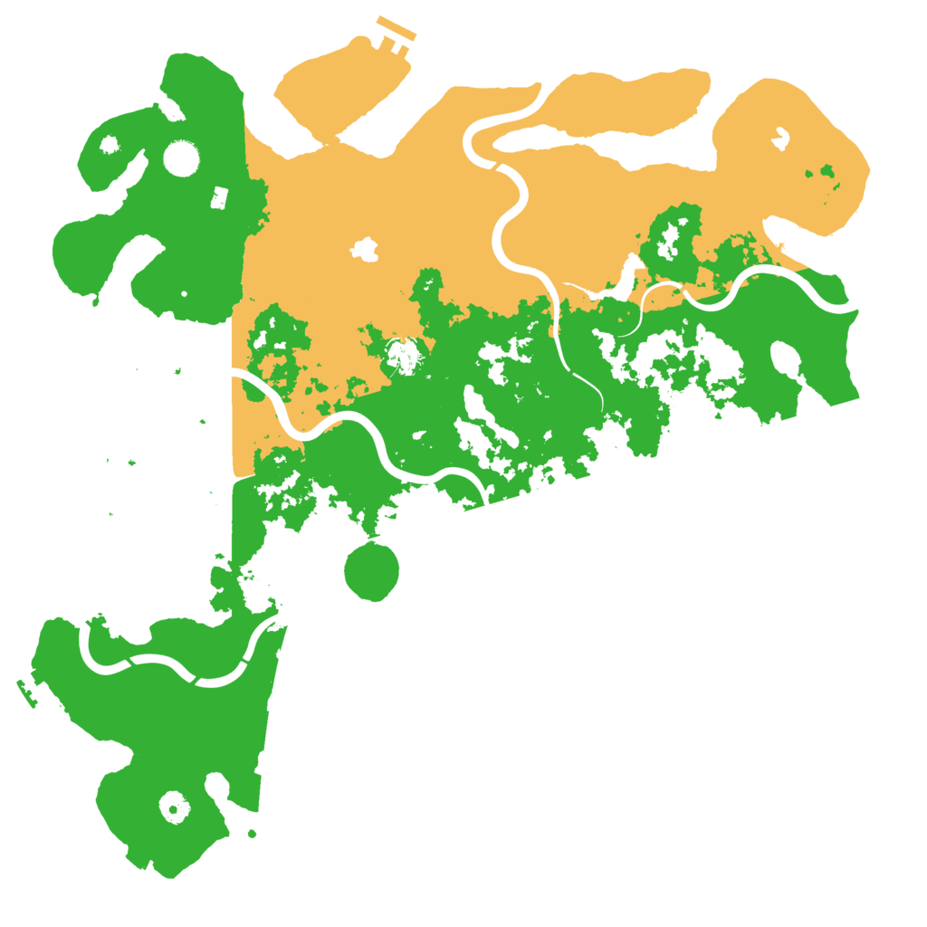 Biome Rust Map: Procedural Map, Size: 4500, Seed: 20922