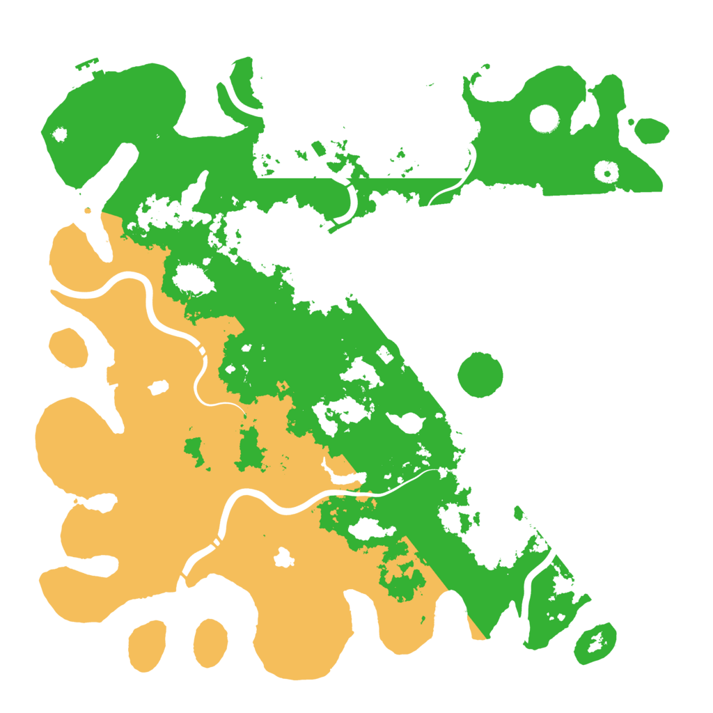 Biome Rust Map: Procedural Map, Size: 4500, Seed: 1435561375