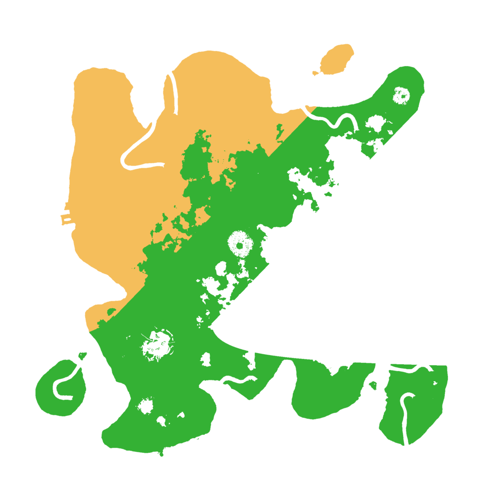 Biome Rust Map: Procedural Map, Size: 3000, Seed: 882169286