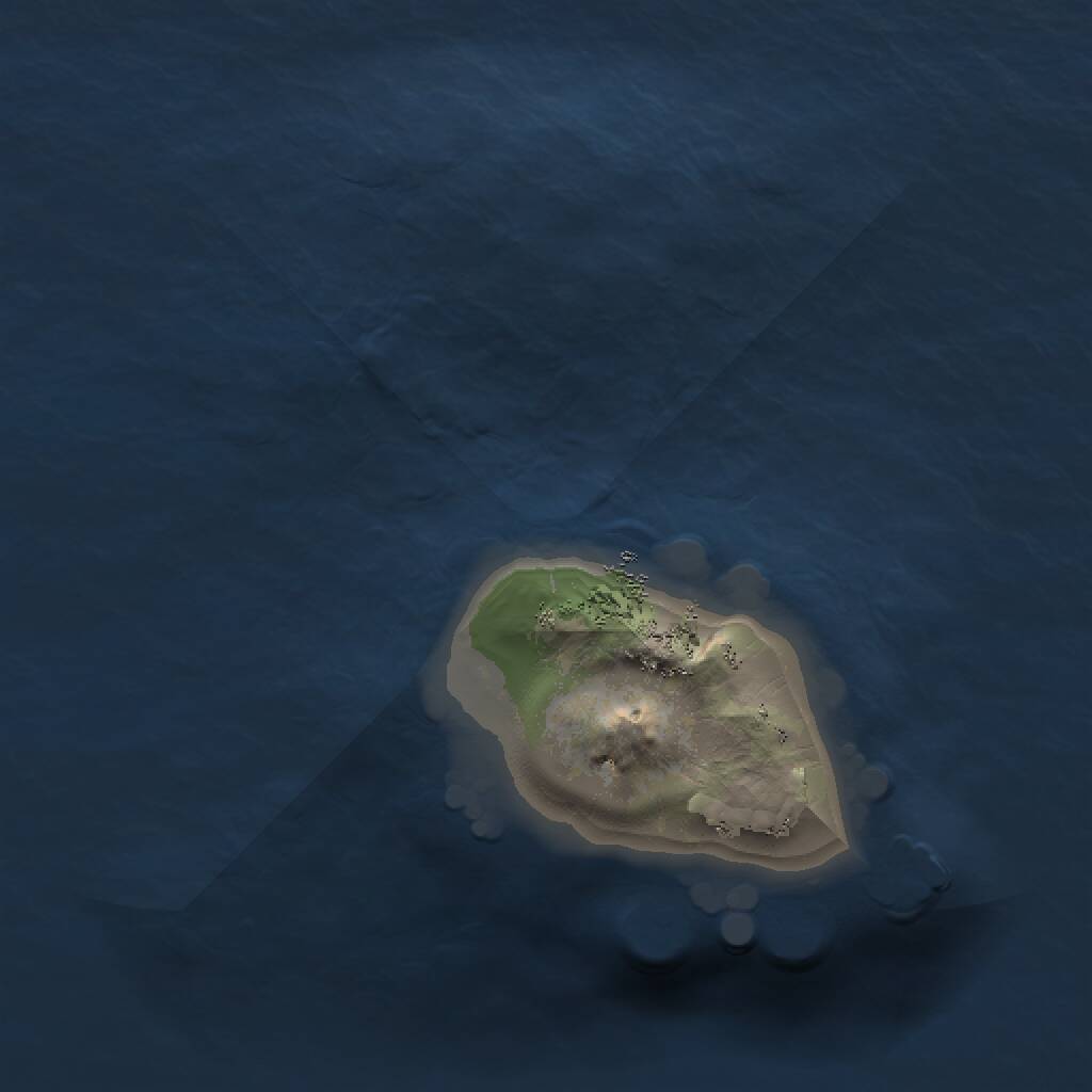 Rust Map: Procedural Map, Size: 1000, Seed: 2103079559, 1 Monuments