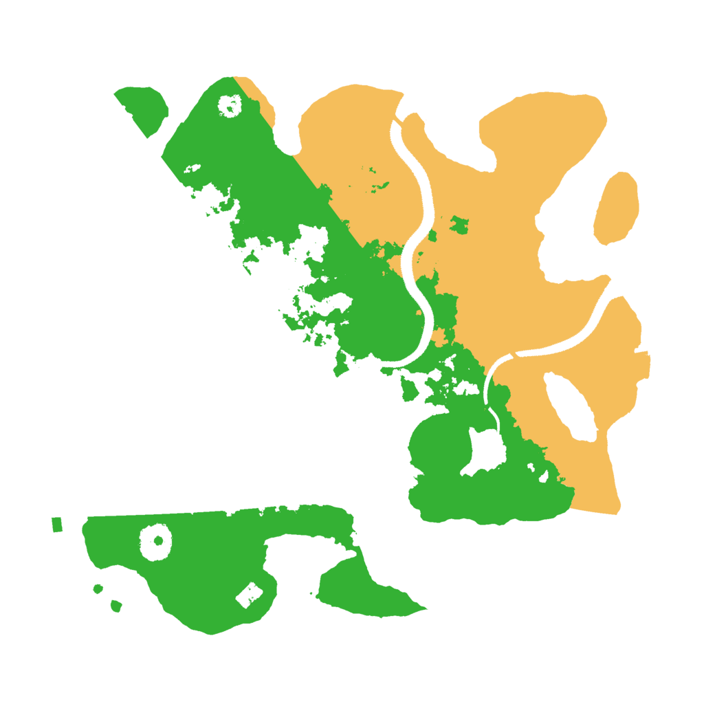 Biome Rust Map: Procedural Map, Size: 3000, Seed: 606629909