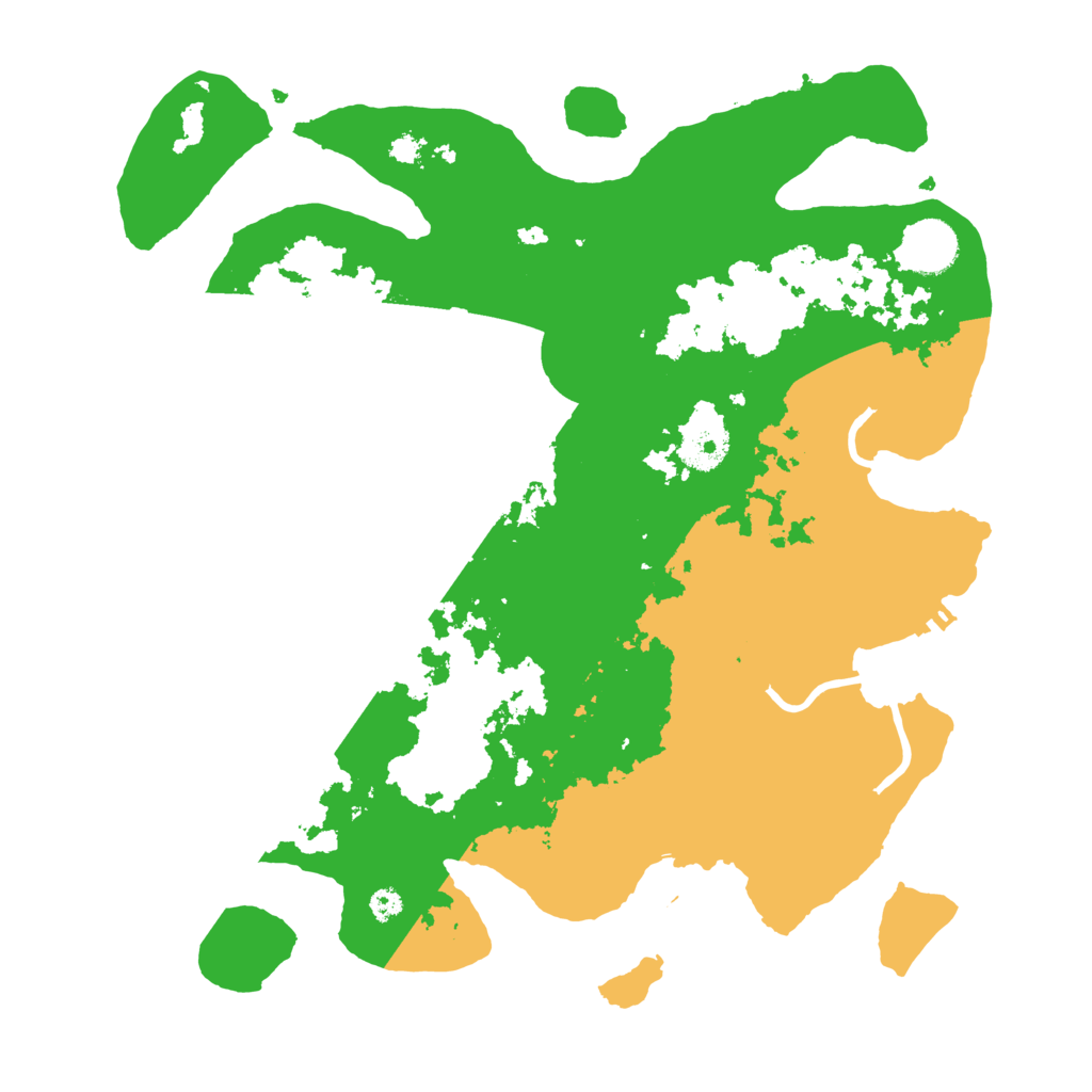 Biome Rust Map: Procedural Map, Size: 3500, Seed: 1928129301