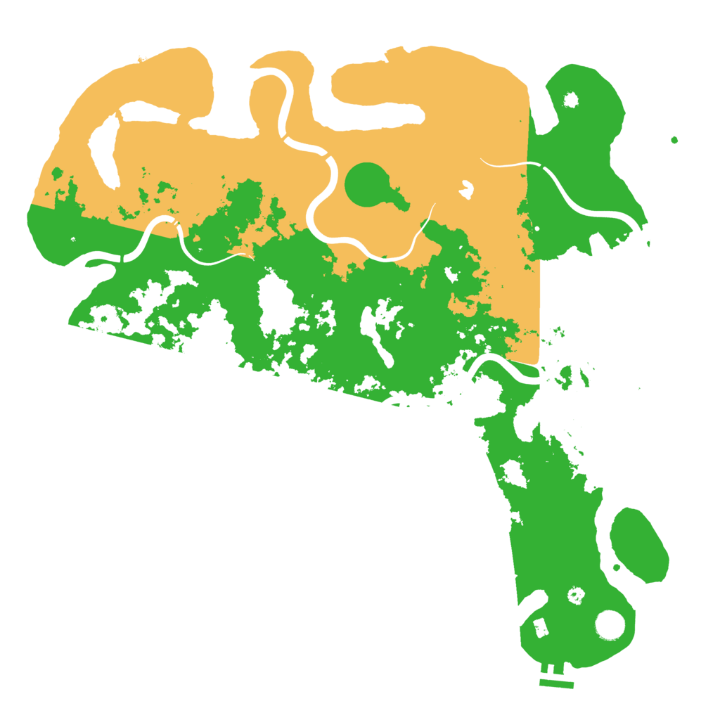 Biome Rust Map: Procedural Map, Size: 4250, Seed: 77628