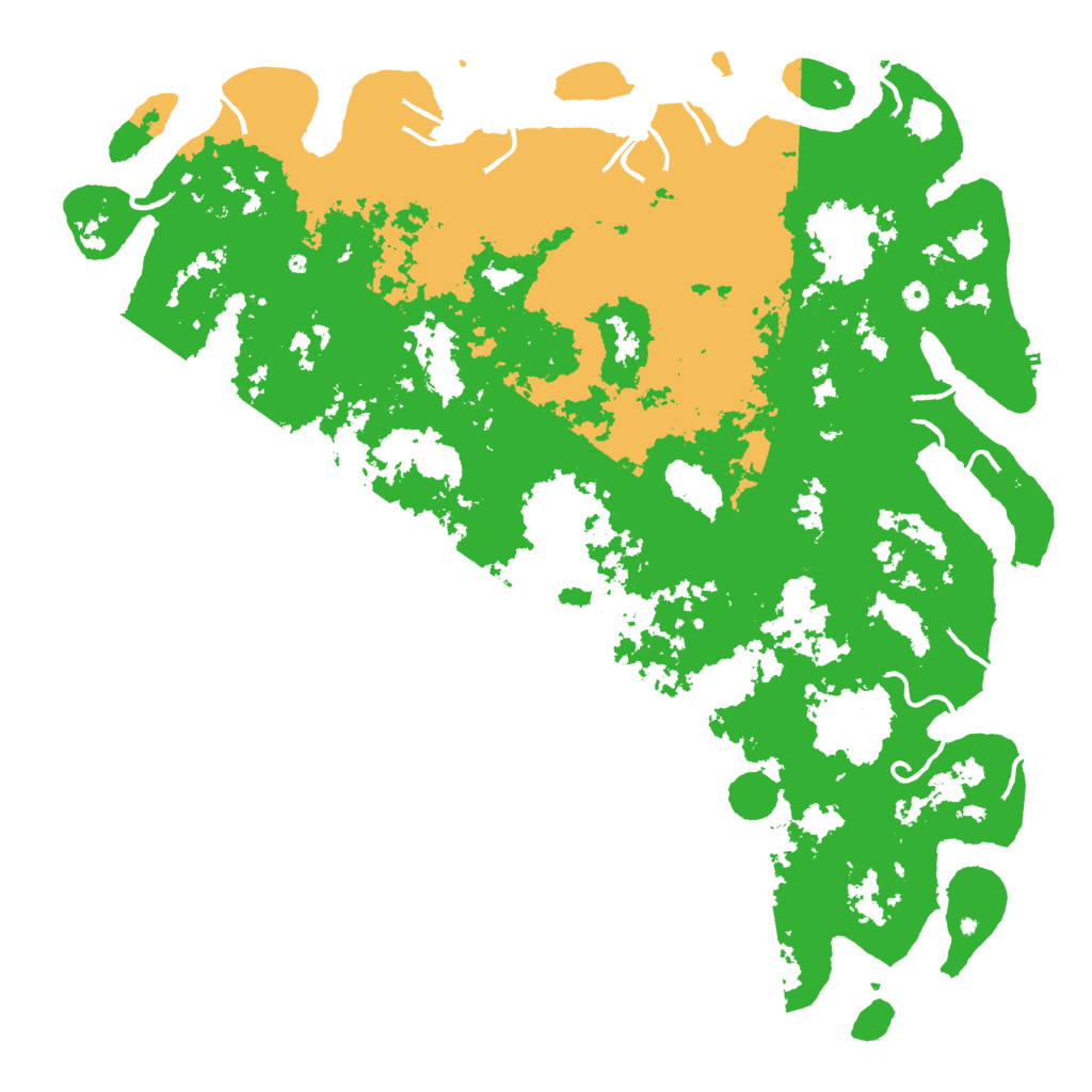 Biome Rust Map: Procedural Map, Size: 6000, Seed: 341445983