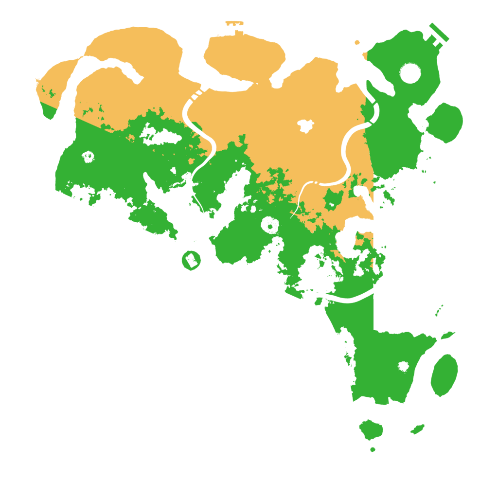Biome Rust Map: Procedural Map, Size: 4250, Seed: 654873219