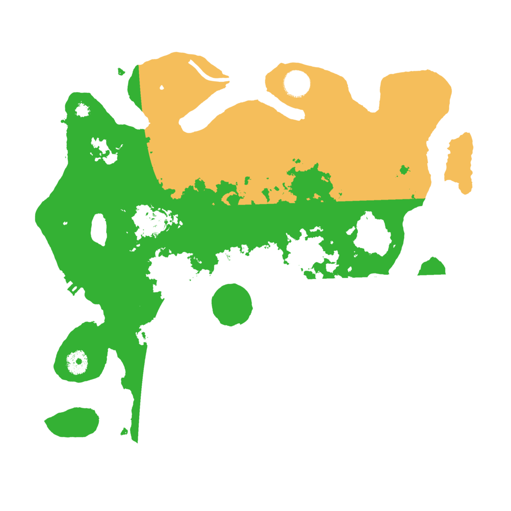 Biome Rust Map: Procedural Map, Size: 3400, Seed: 33273181