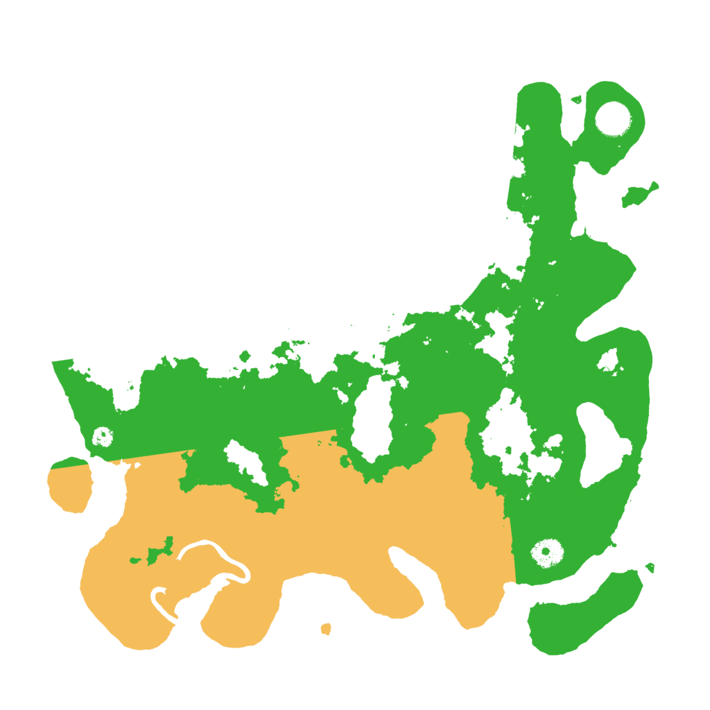 Biome Rust Map: Procedural Map, Size: 3600, Seed: 3057036