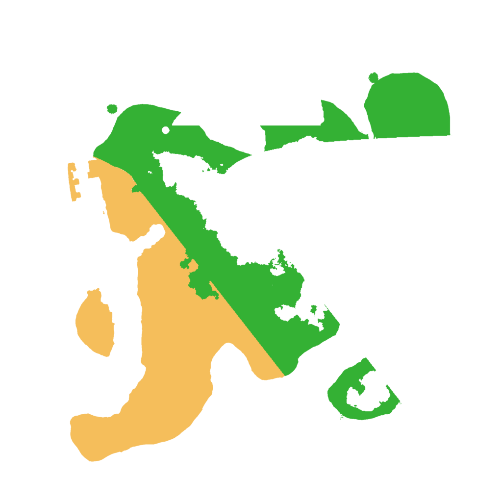 Biome Rust Map: Procedural Map, Size: 2000, Seed: 10105
