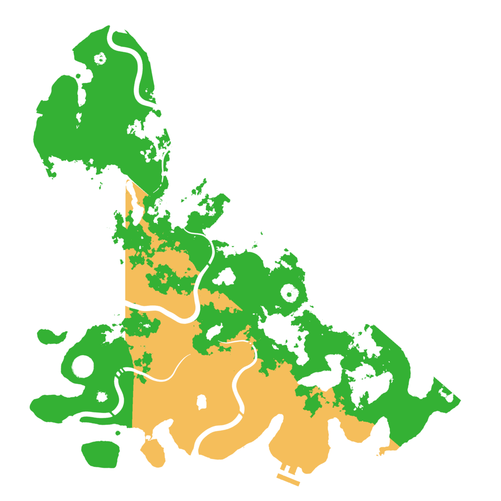 Biome Rust Map: Procedural Map, Size: 4250, Seed: 578411235
