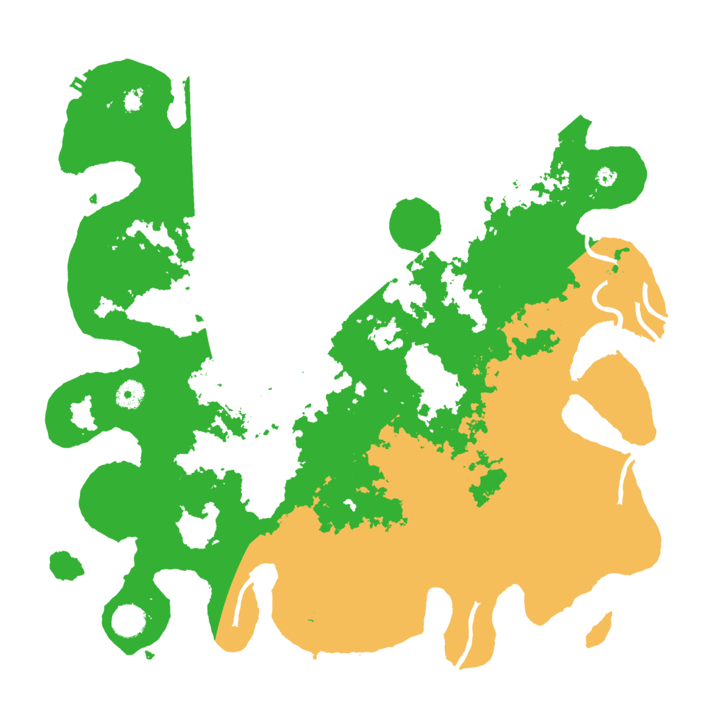 Biome Rust Map: Procedural Map, Size: 3800, Seed: 882661492