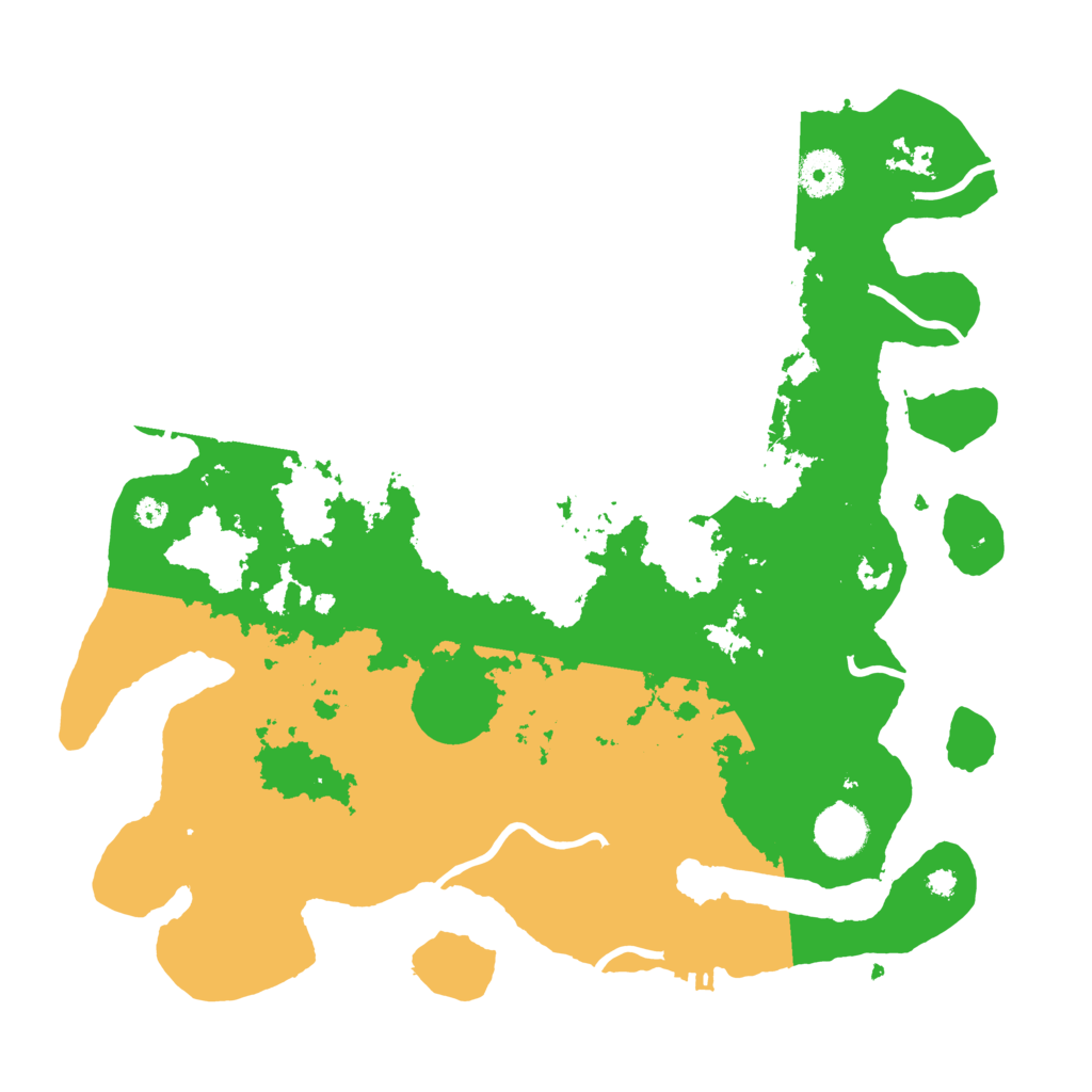 Biome Rust Map: Procedural Map, Size: 3600, Seed: 44806559