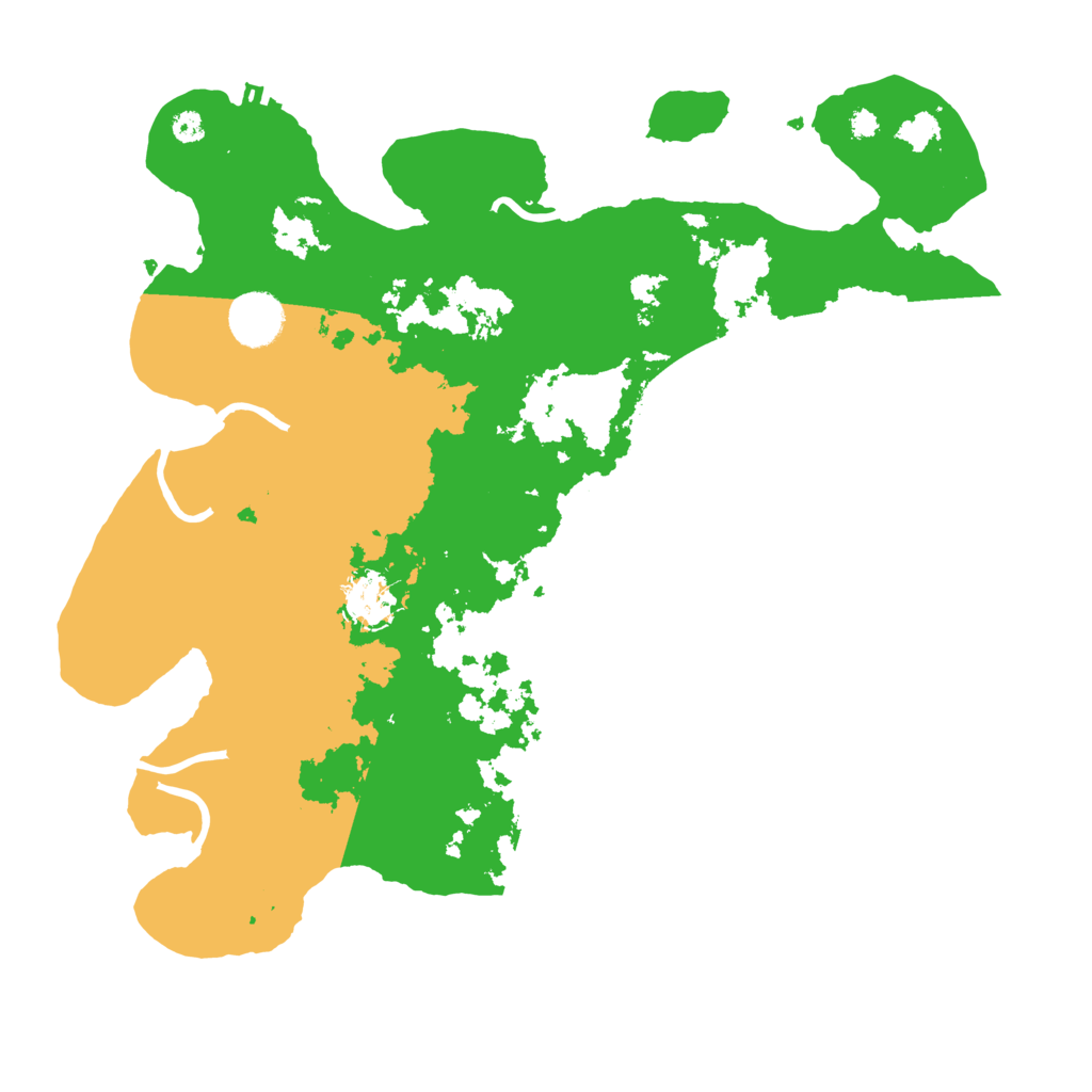 Biome Rust Map: Procedural Map, Size: 3550, Seed: 81111923