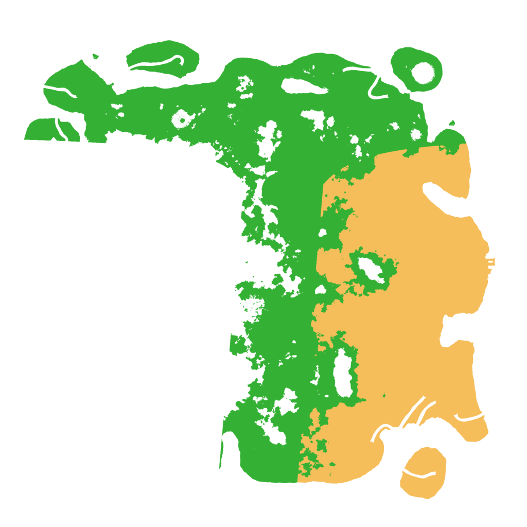 Biome Rust Map: Procedural Map, Size: 4400, Seed: 84551326