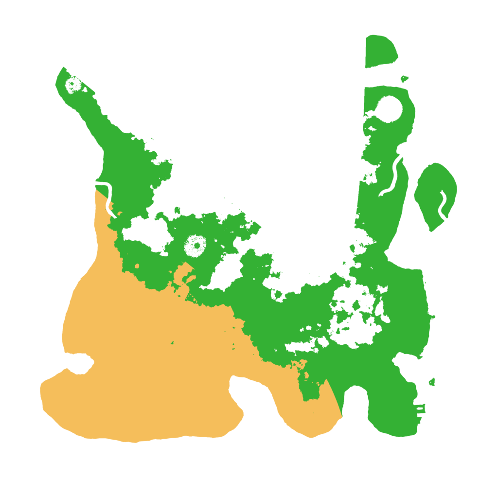 Biome Rust Map: Procedural Map, Size: 3400, Seed: 42122975