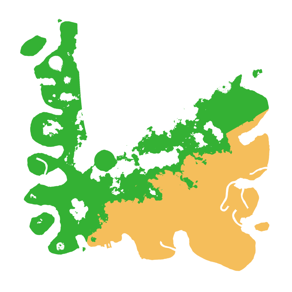Biome Rust Map: Procedural Map, Size: 3700, Seed: 37441834