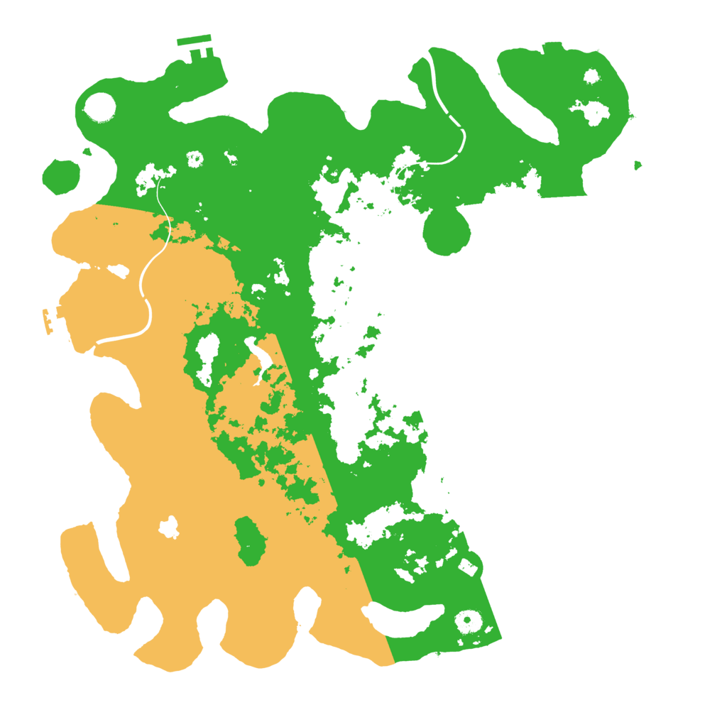 Biome Rust Map: Procedural Map, Size: 4300, Seed: 89322537