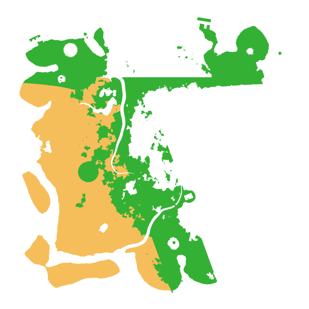 Biome Rust Map: Procedural Map, Size: 4000, Seed: 5442