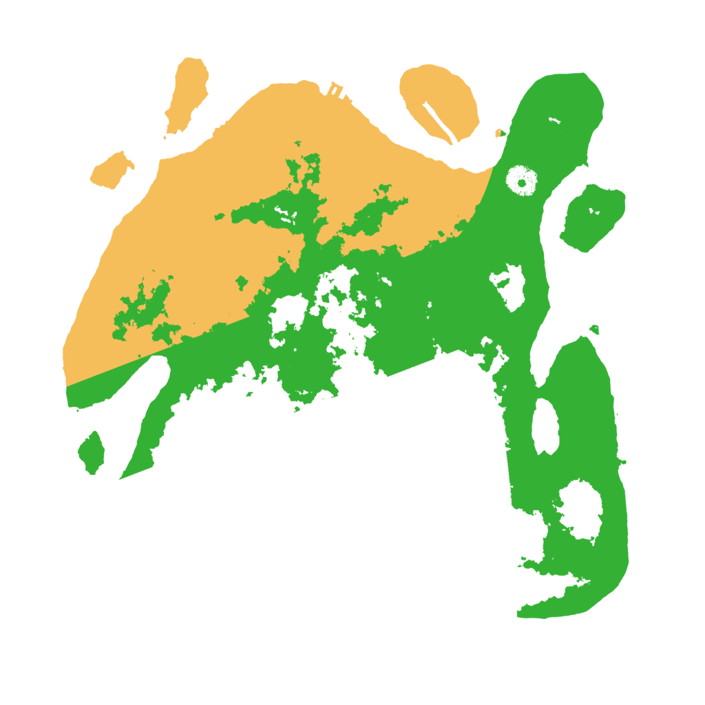 Biome Rust Map: Procedural Map, Size: 3504, Seed: 3068804